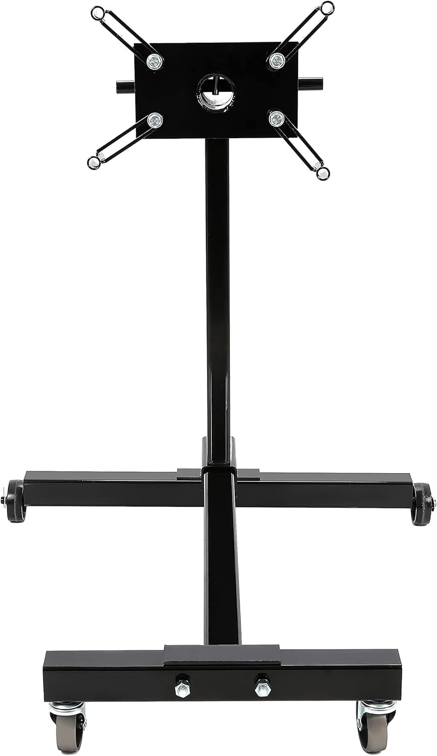KUAFU Engine Stand 1/2 Ton 1000LBS Universal 360 Degree Rotating Head – Black