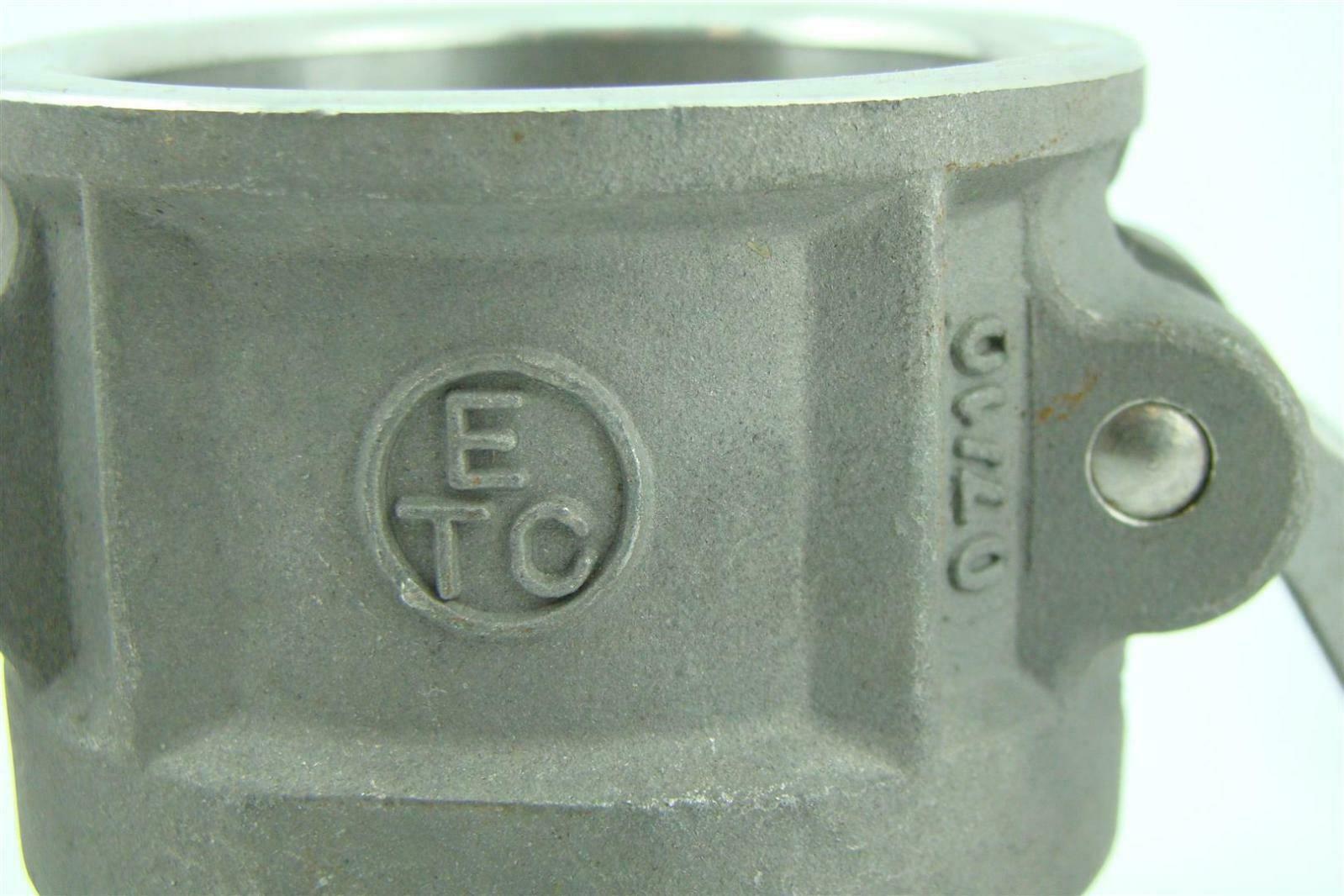 Etc Ever-Tite 316Ss 1.5″ Cam And Groove Coupler Camlock Fitting