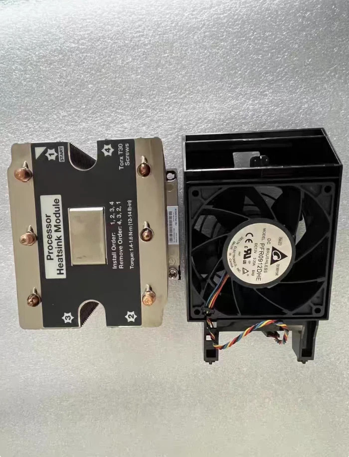 New ThinkSystem ST558 ST550 heatsink w/cage with fan 01kp658 01kp749