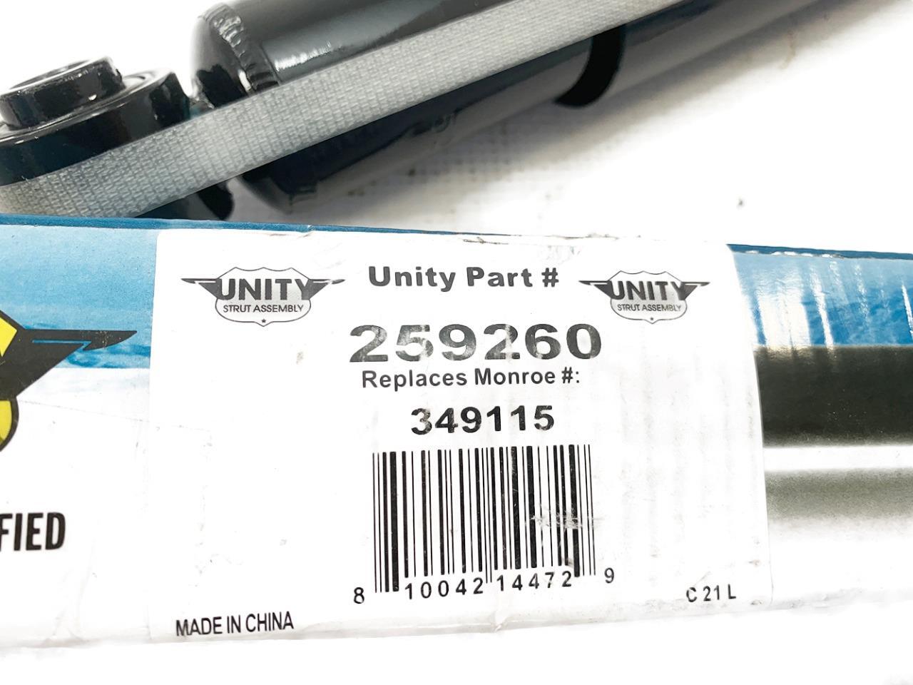 Unity 259260 Rear Shock Absorber Fits 07-09 Kia Sorento NEW FREE FAST SHIP