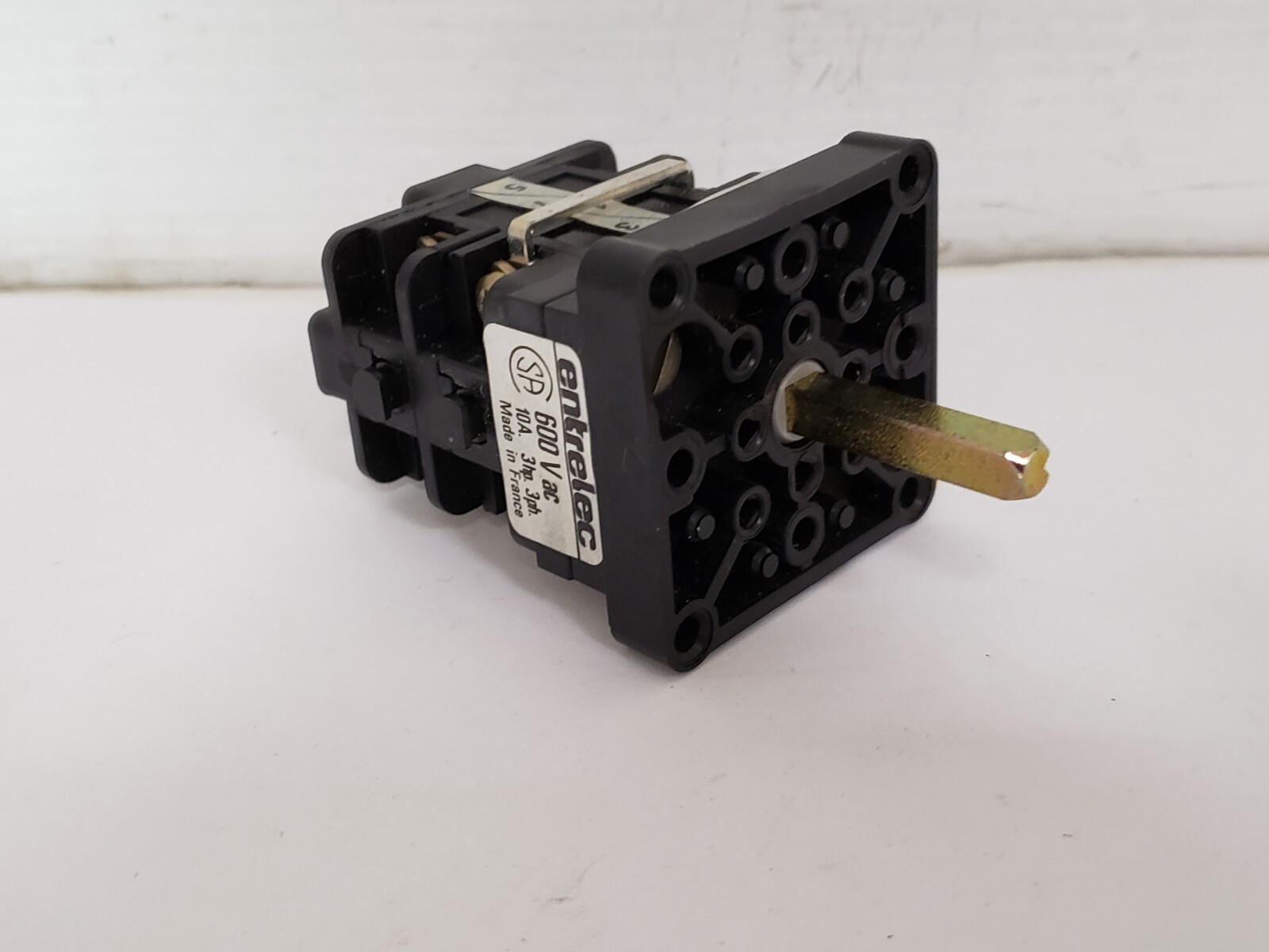 ENTRELEC VY10/T/V11/ST/C88 ROTARY CAM SWITCH 600V AC 10A 3 PHASE