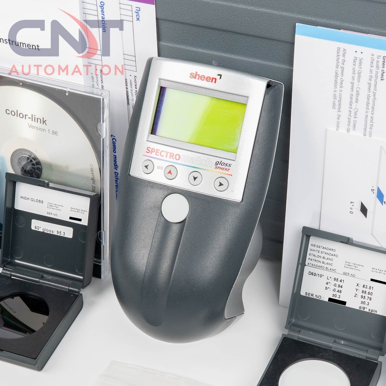 Sheen Spectromatch Sphere Gloss d/8° Spectrophotometer Kit w/ Calibration