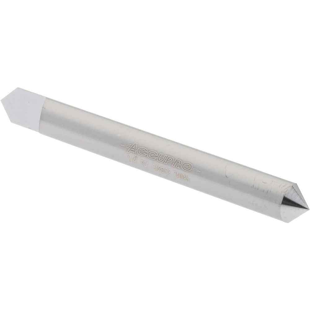 Accupro 199729 1/4″ 90deg Conical Point Split End Carbide Blank, 3/8″ Split