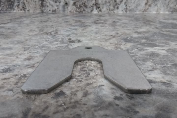 Brand Name 36D743 60 Pk 3 In Shim Length/Width Stainless Steel Slotted Shim