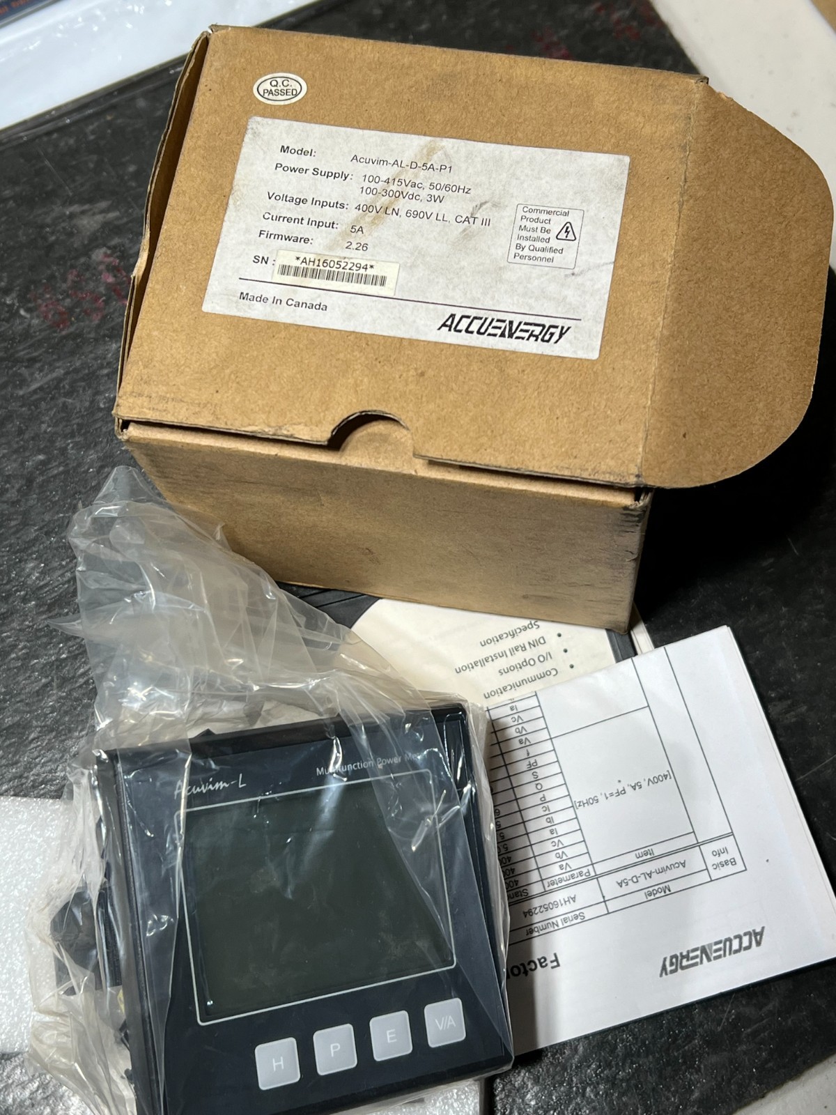 accu acuvim-al-d-5a-pa nos poor packaging