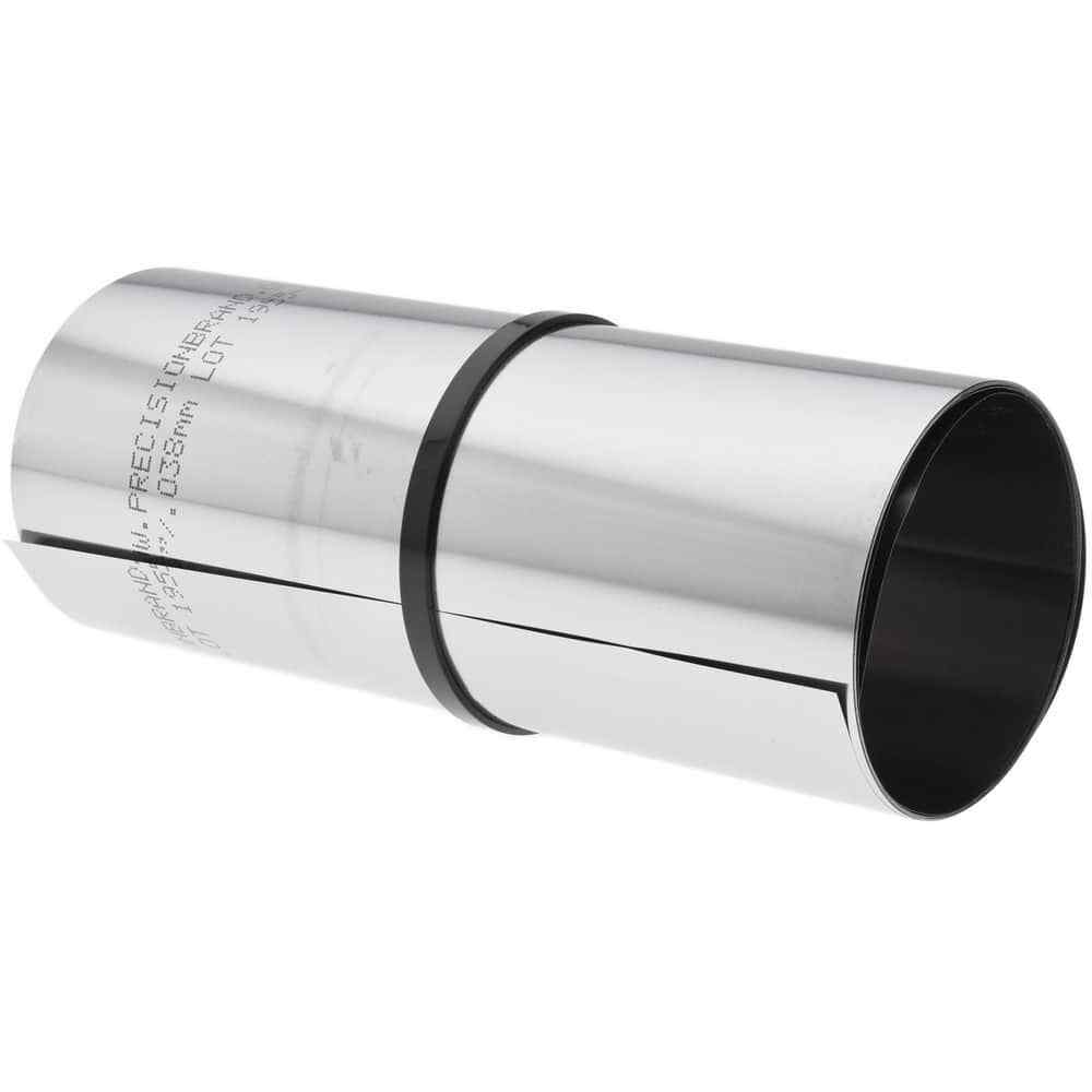 Made in USA Low Carbon Steel Shim Stock, 0.0015” Thick, 100” Long x 6″ Wide