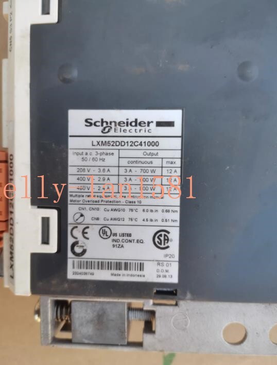 1pc USED LXM52DD12C41000 (by Fedex or DHL