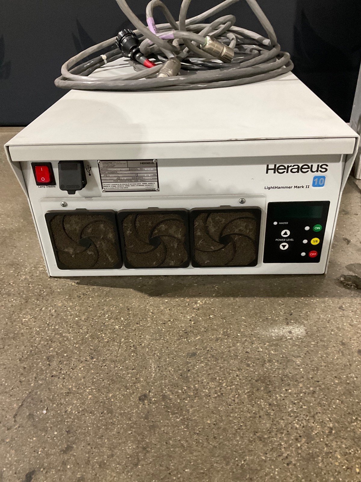 Heraeus LHP10B MARK II UV Curing Power Supply & System – USED