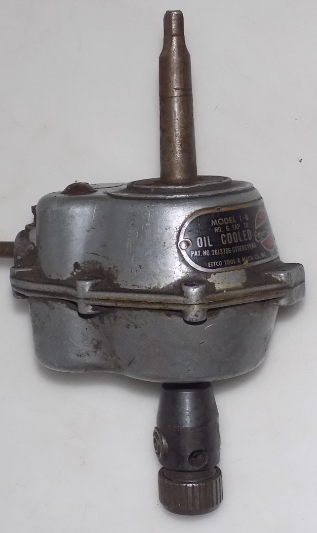 ETTCO-EMRICK MODEL 1-B TAPPER NO.6 TAP TO 1/4″ TAP STEEL CLUTCH OIL COOLED