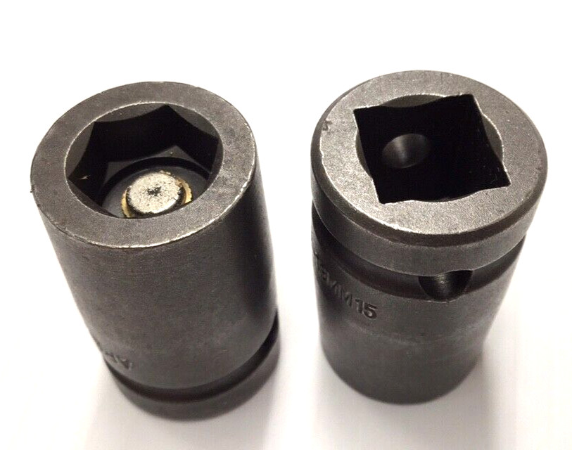 Apex M-13MM15 Magnetic Socket 13mm 6 Point 1/2″ Drive 1-1/2″ OAL (Pack Of 2)