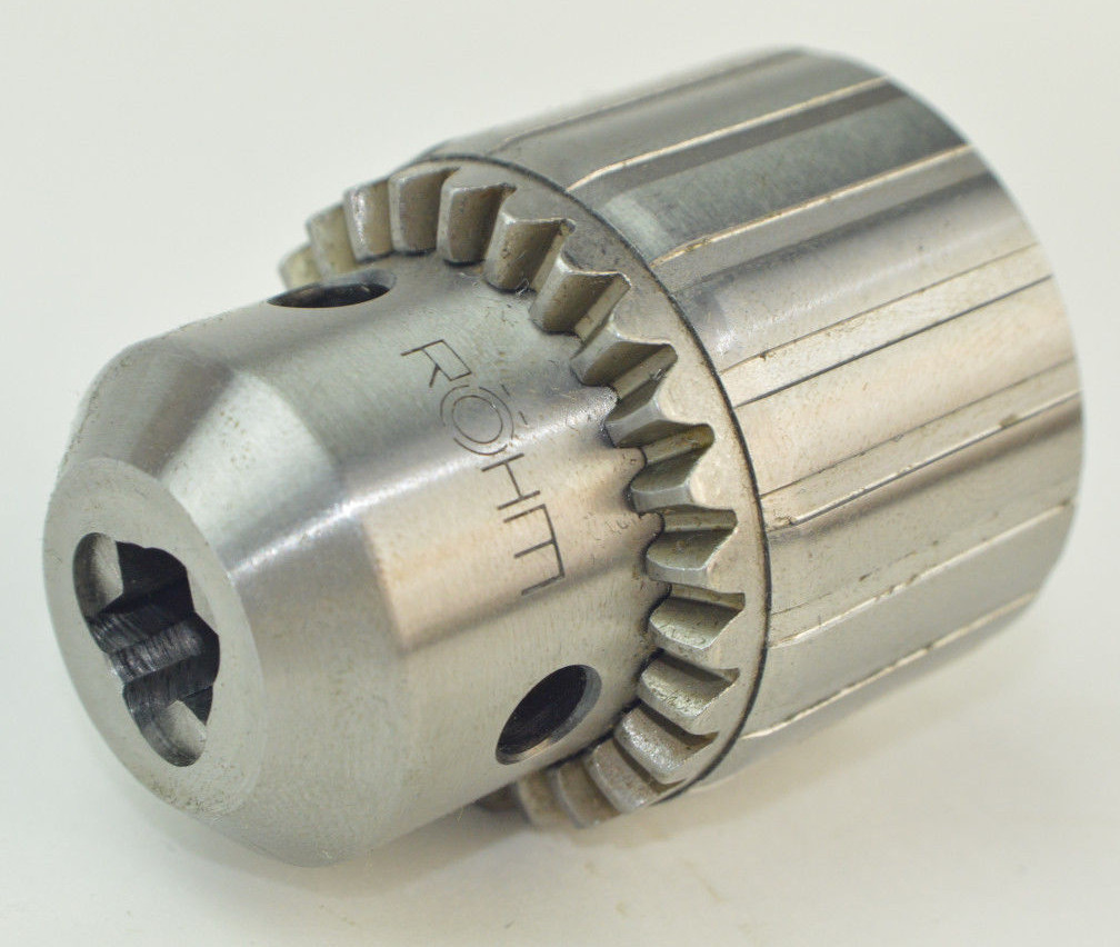 NEW ROHM DRILL CHUCK 747191 Prima 1/32 – 3/8 T2 KEY S9 Jacobs Taper #2 Mount JT2