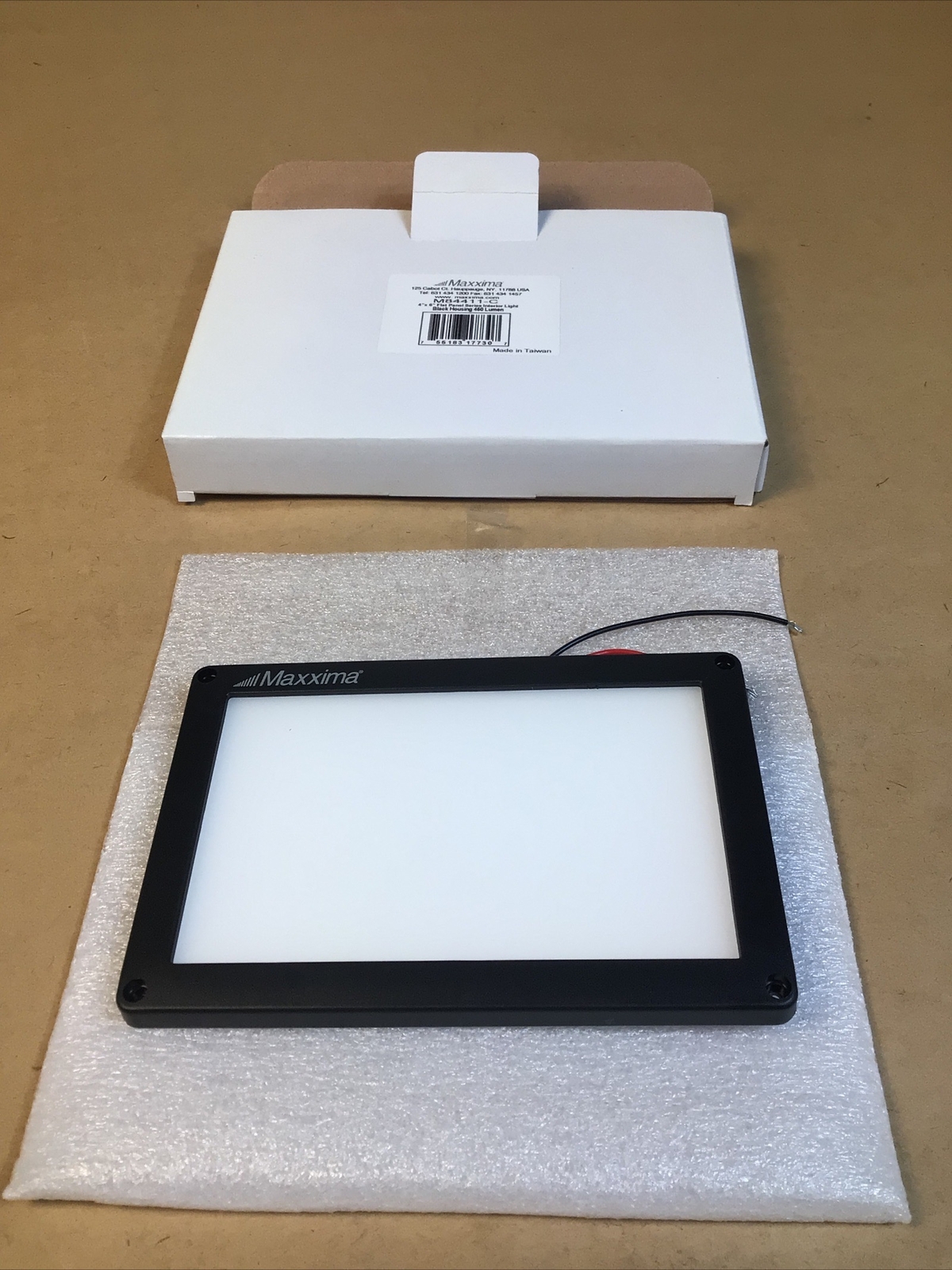 Maxxima M84411-C 4” X6” Rectangular Flat Panel Series Interior Cargo Light ￼Led