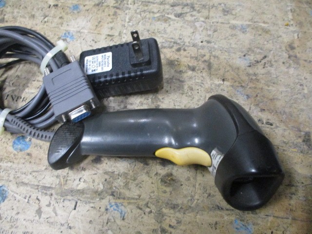 Symbol LS2208-SR20007 Barcode Laser Scanner RS-232 Serial Port & Power *Tested*