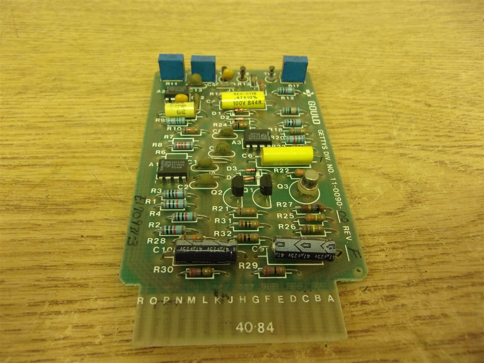 Gould Getty’s 11-0090-00 Rev F Servo Controller Board *FREE SHIPPING*