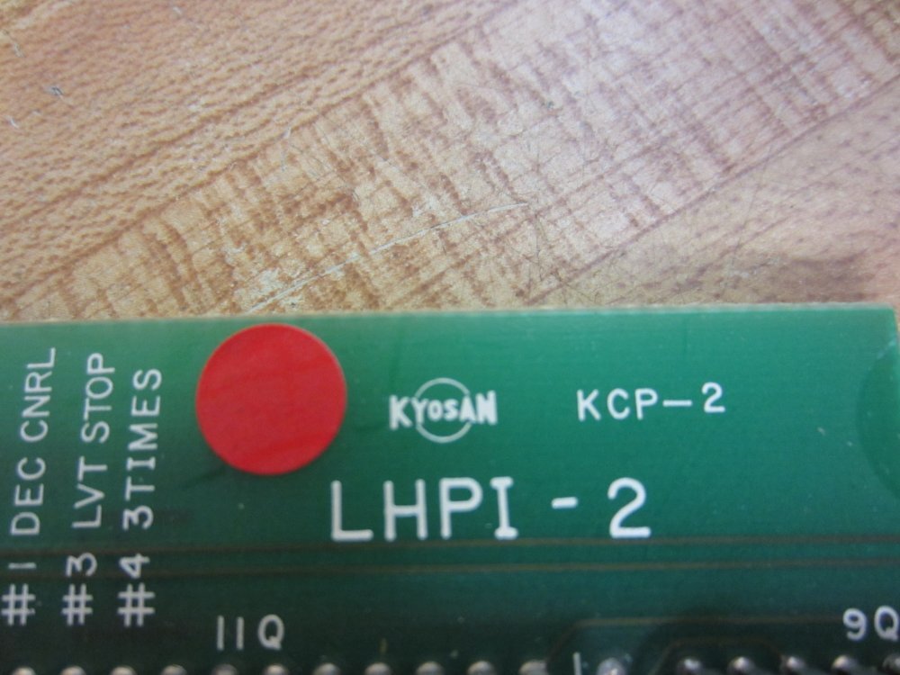 Kyosan LHPI-2 Regulator Board LHPI2 MD-68168 /Non-Refundable
