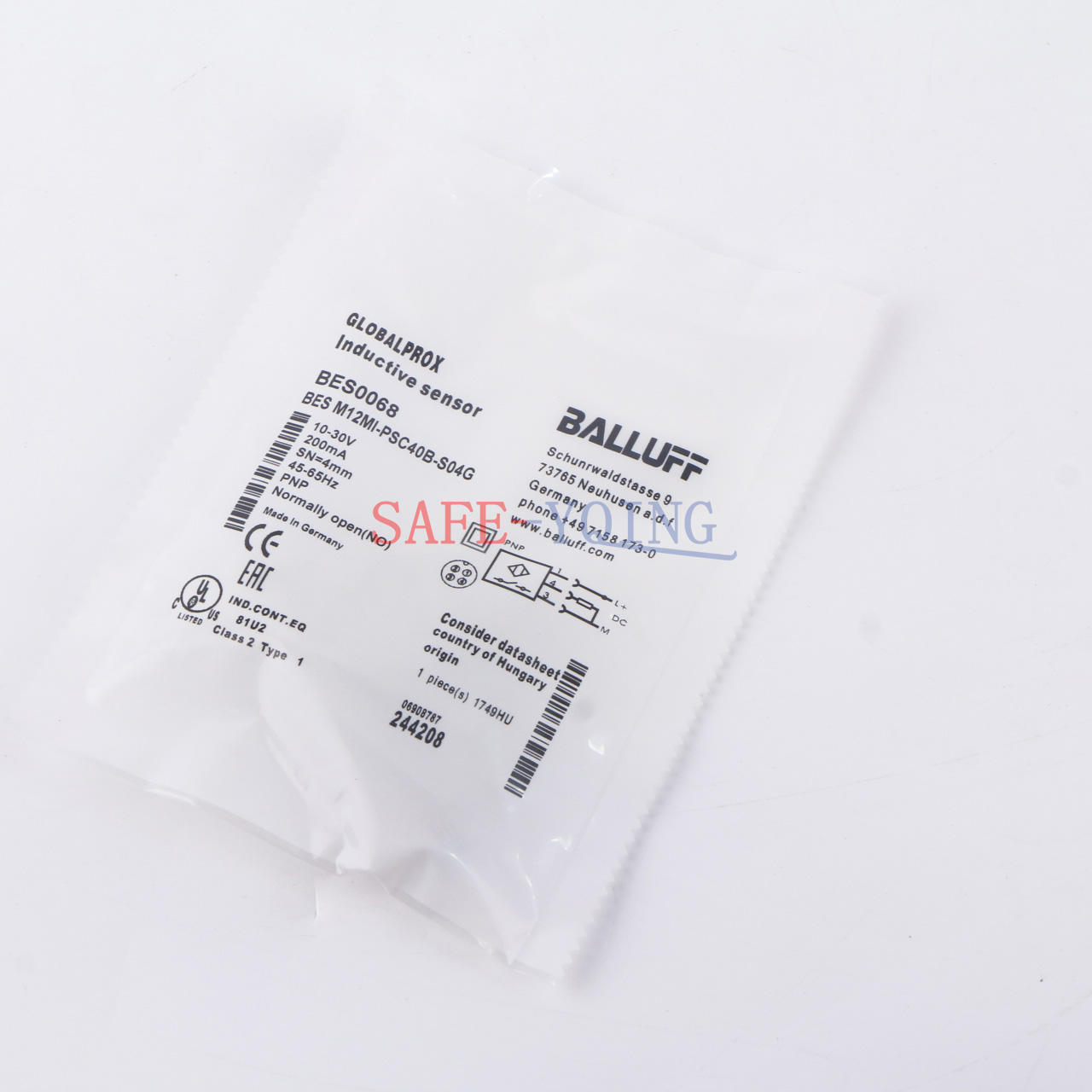 ONE BALLUFF New BES0068 BES M12MI-PSC40B-S04G sensor