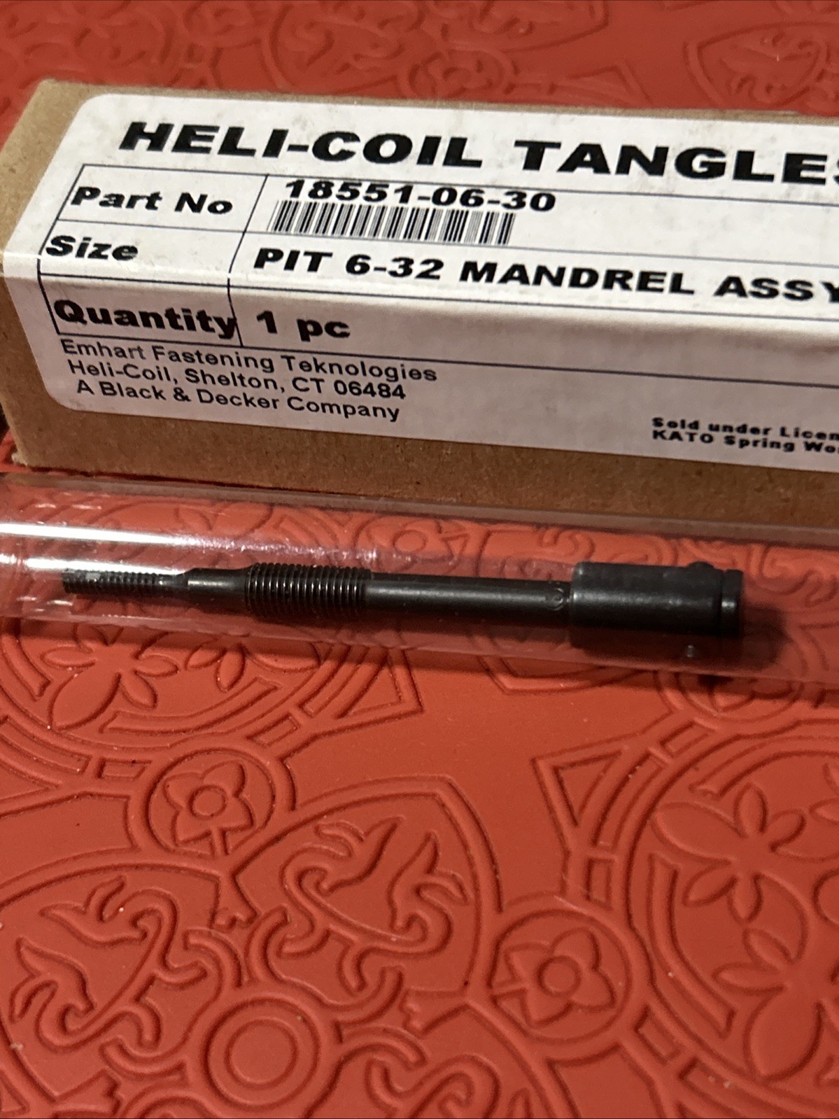 HELI-COIL #6-32 Thread Size UNC Mandrel Insert Power Installation Tool (Q23)