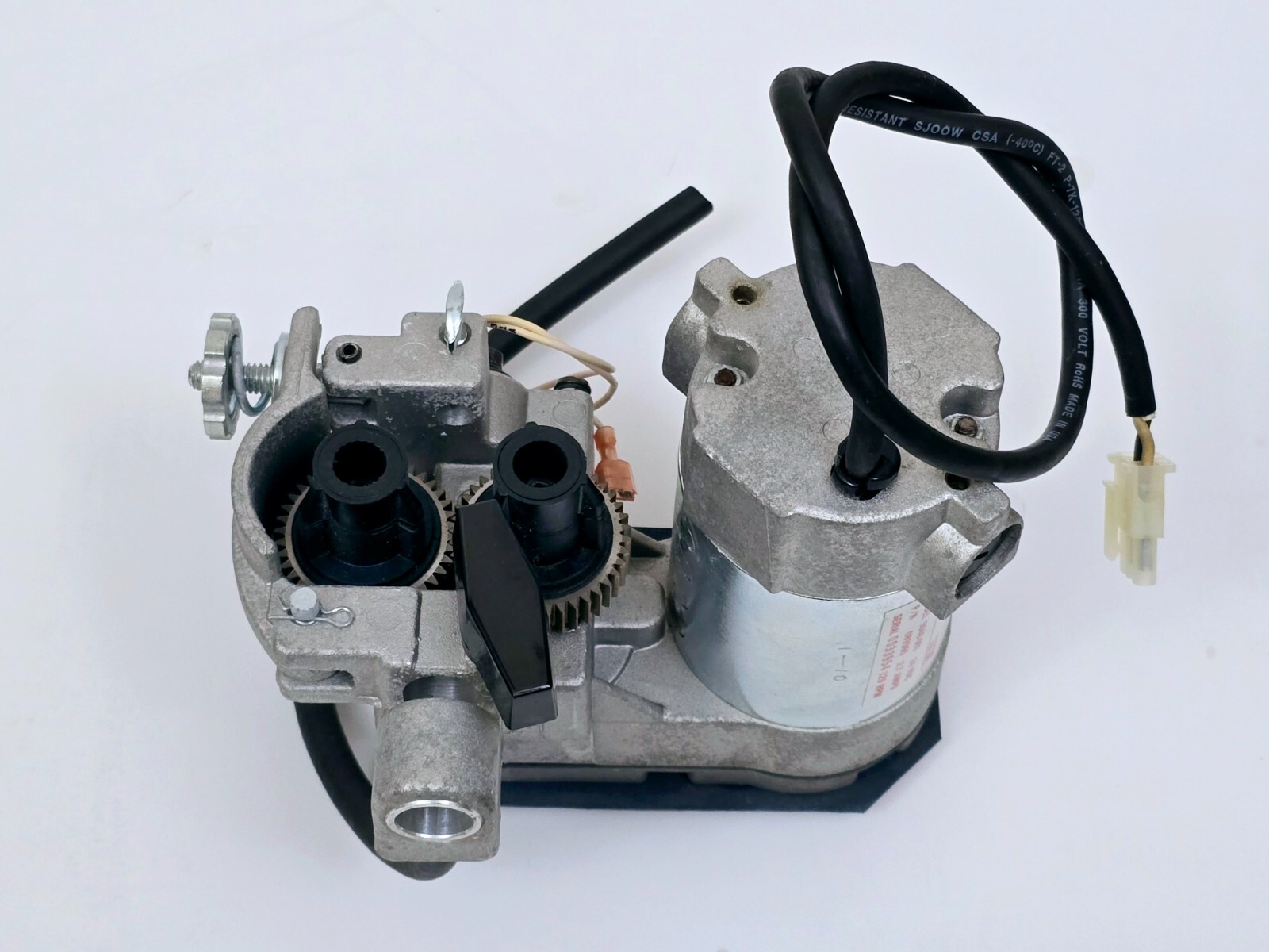 STATUCE ELECTRIC WIRE FEED DRIVE ELECTRIC MOTOR 5048-001 P/N 089365 MILLER S-32S