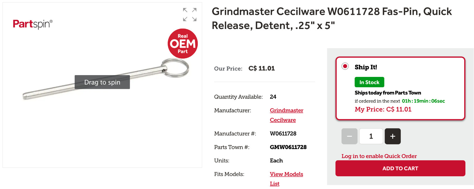 GRINDMASTER valve body parts Frozen Beverage Dispenser slush machine tim hortons