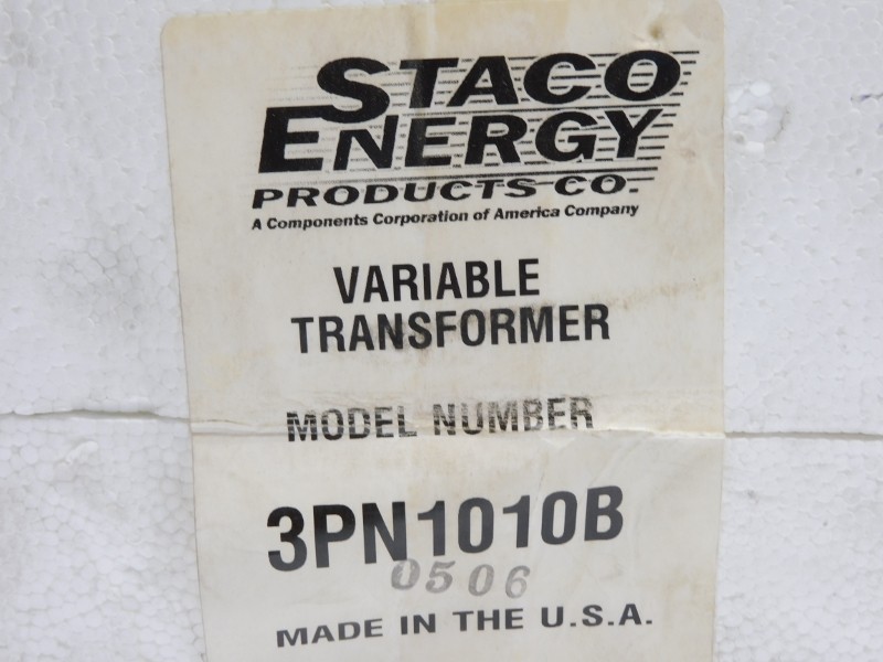 STACO ENERGY 3PN1010B 120V 10A NSMP
