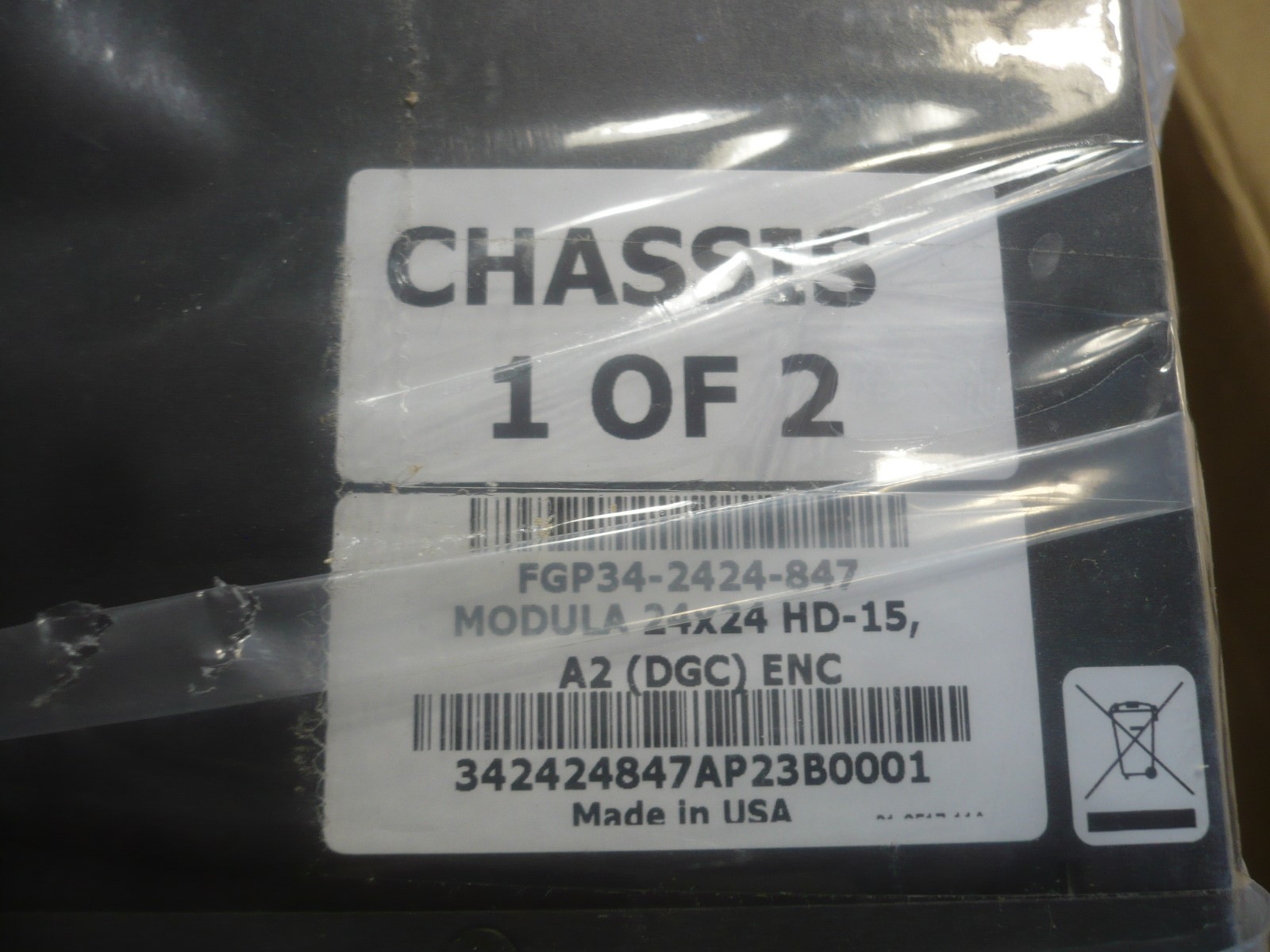 New AMX Modula 24×24 Matrix Switcher FGP34-2424-847