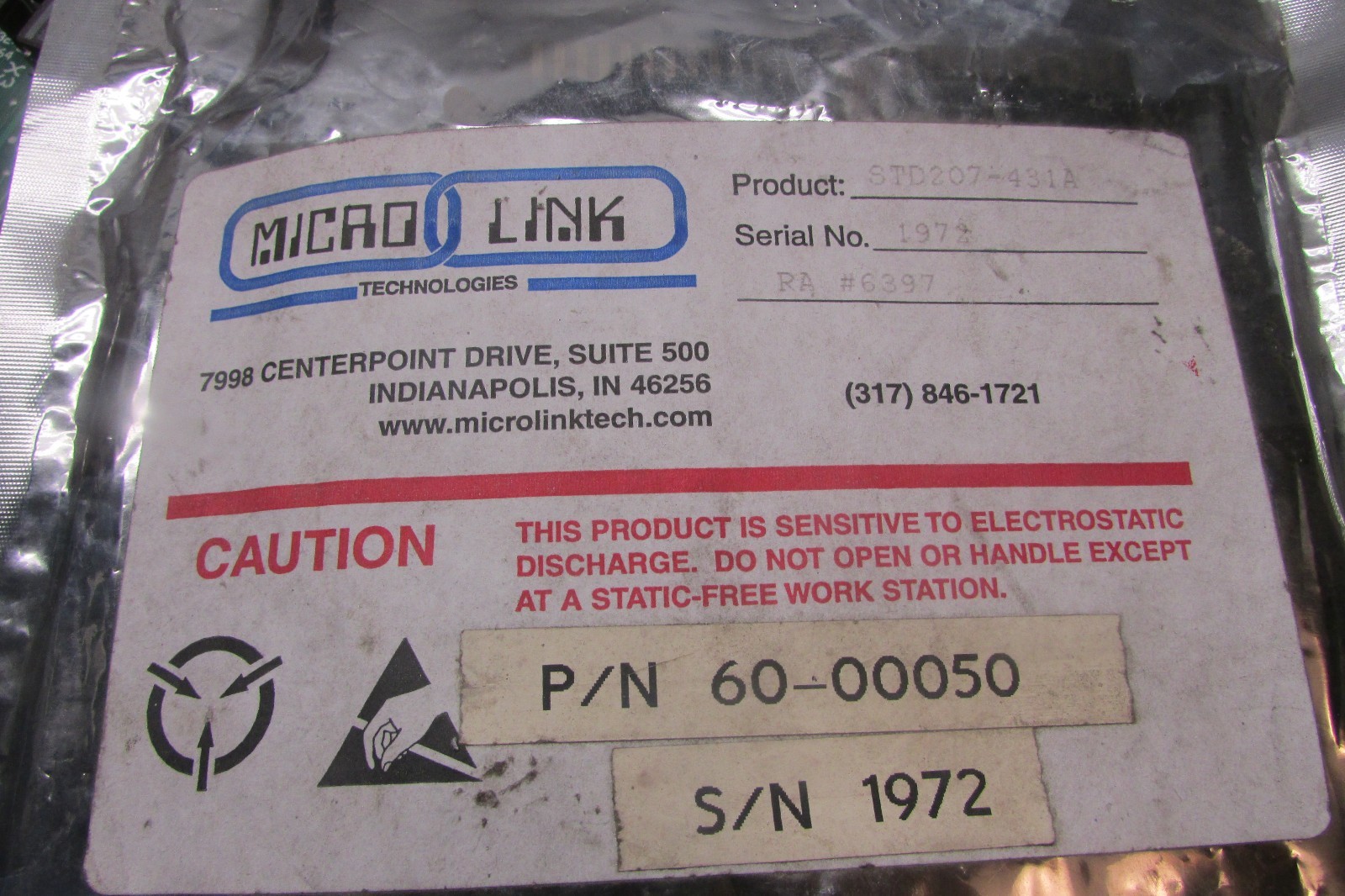 Micro Link STD207-431A Control Board