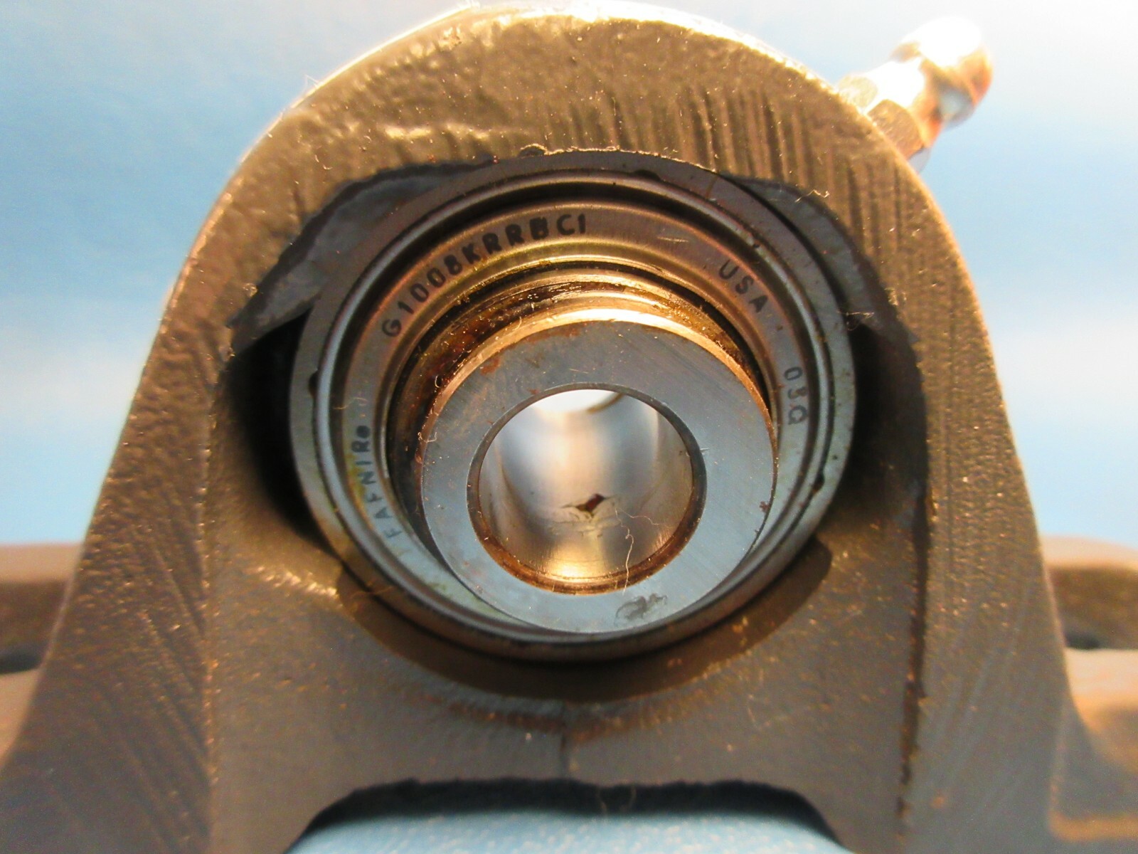 Fafnir RAS1/2, 2-Bolt Pillow Block, Eccentric Collar, Insert=G1008KRRBC1