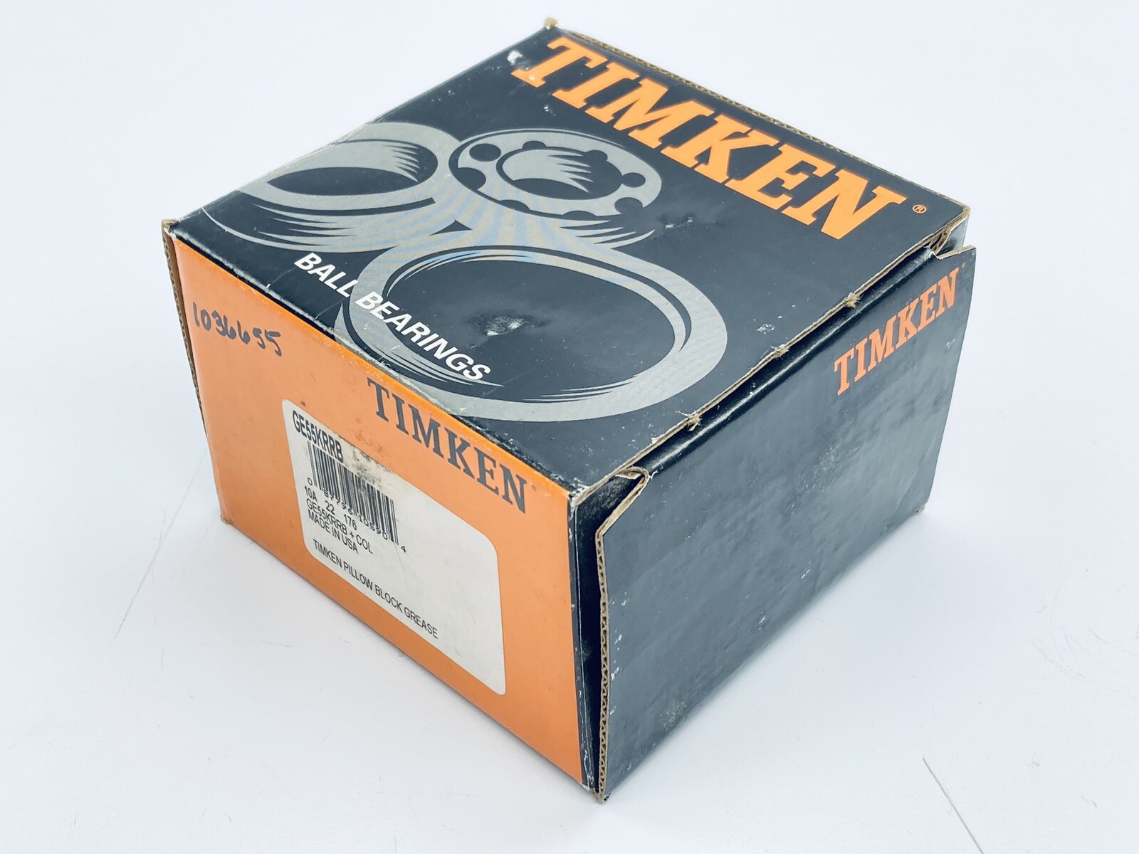 TIMKEN GE55KRRB BALL INSERT BEARING W/ ECCENTRIC LOCKING COLLAR 55mm-ID 100mm-OD