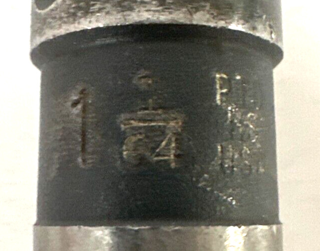 PTD DRILL BIT 2-SPIRAL FLUTE OAL: 9-1/2″ SHANK LENGTH: 3/4″