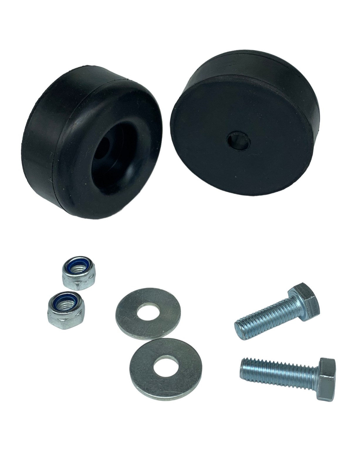 2PK Extreme Heavy Duty Rubber Foot (Feet) Pads Anti Vibration Isolator 1″ X 2.5″