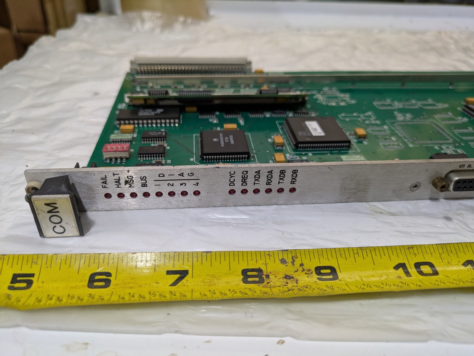 VAN DORN PCB PC330-081 REV A COMMUNICATIONS PCB SLOT CARD