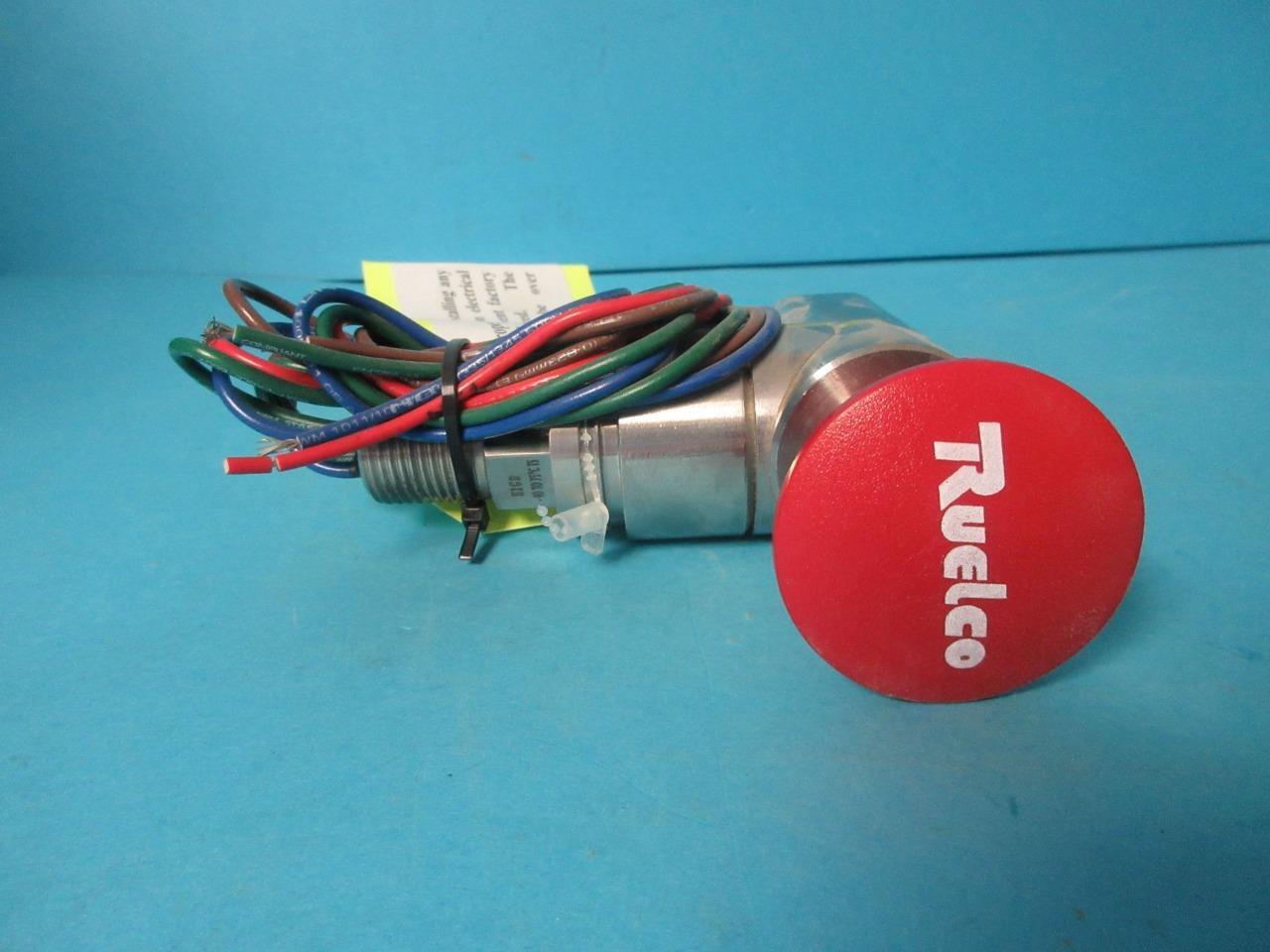 RUELCO ELECTRIC SAND PROBE RELAY MODEL 1SE3-SR13C 3″ SCH 80 C.S. PROBE RED KNOB