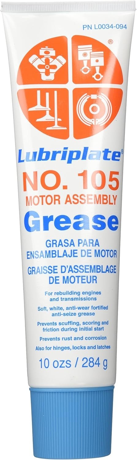 Lubriplate L0034-094 No. 105 Motor Assembly Grease, 10 oz 10 Ounce (Pack of 1)