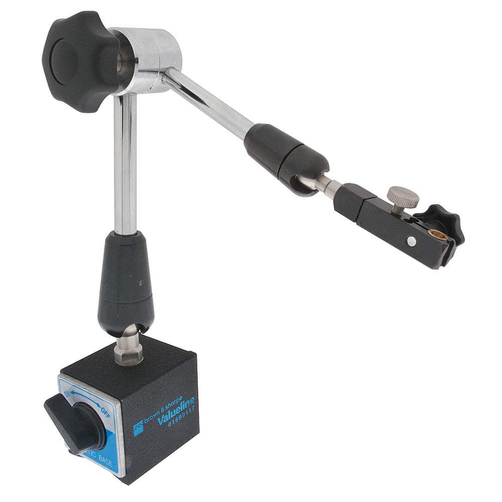 TESA BROWN & SHARPE 01699117 Magnetic Base,Steel,11 in. 49U636