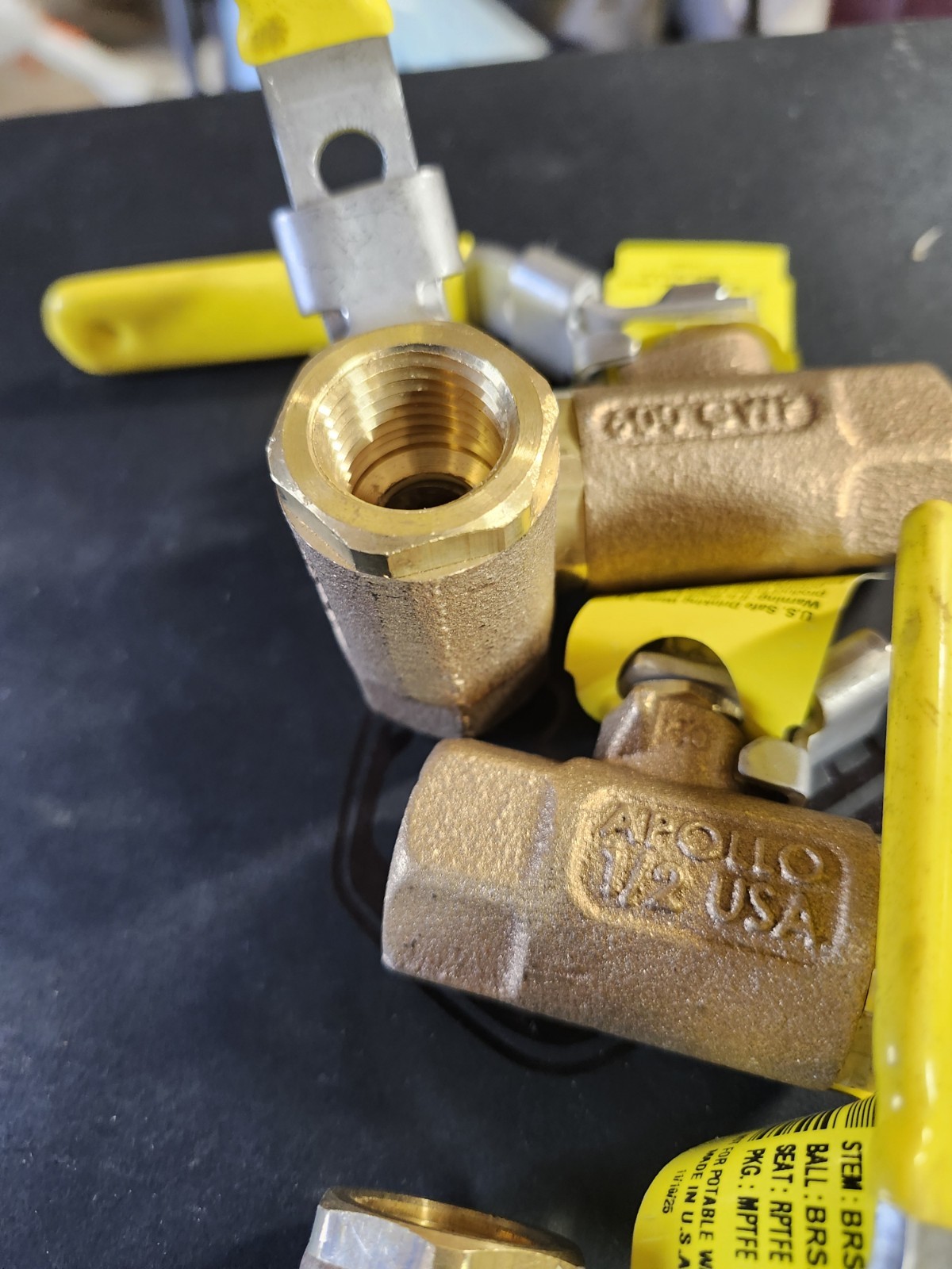 Lot of 5 Apollo 70-103-27 Ball Valve 1/2″ F NPT Stainless Lockable Handle