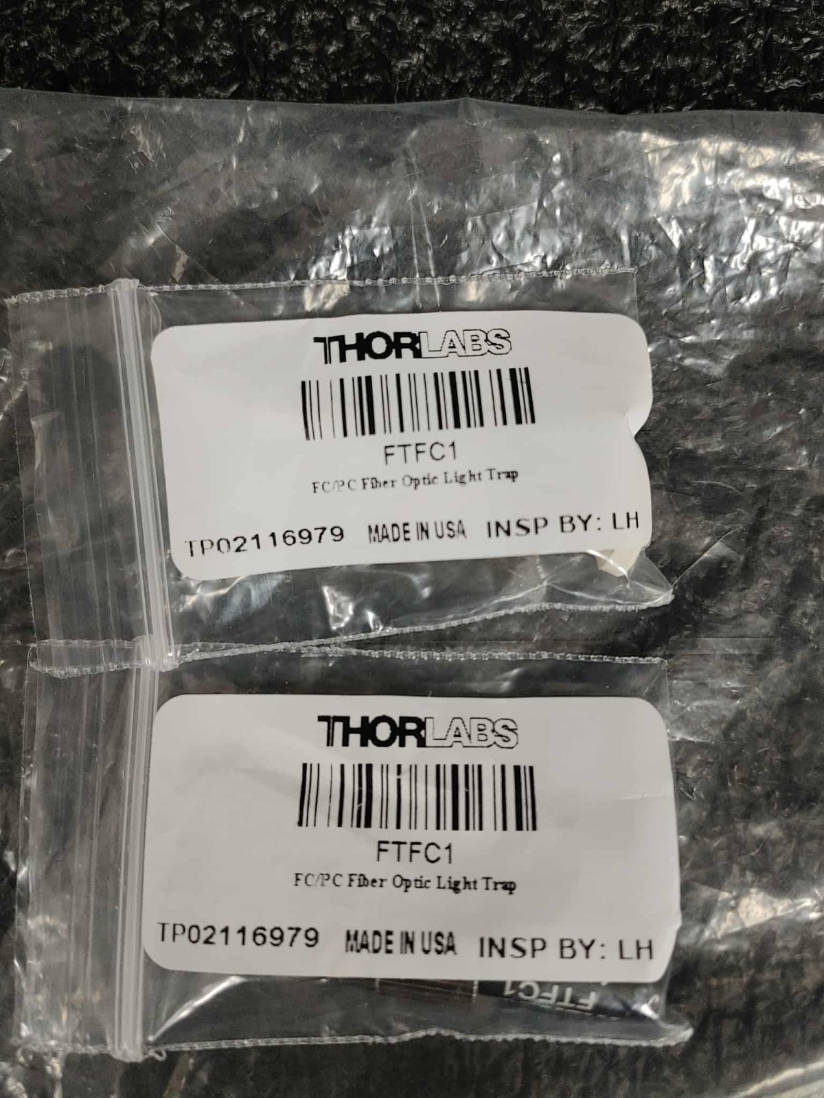 Thorlabs FTFC1 FC/PC Fiber Optic Light Trap