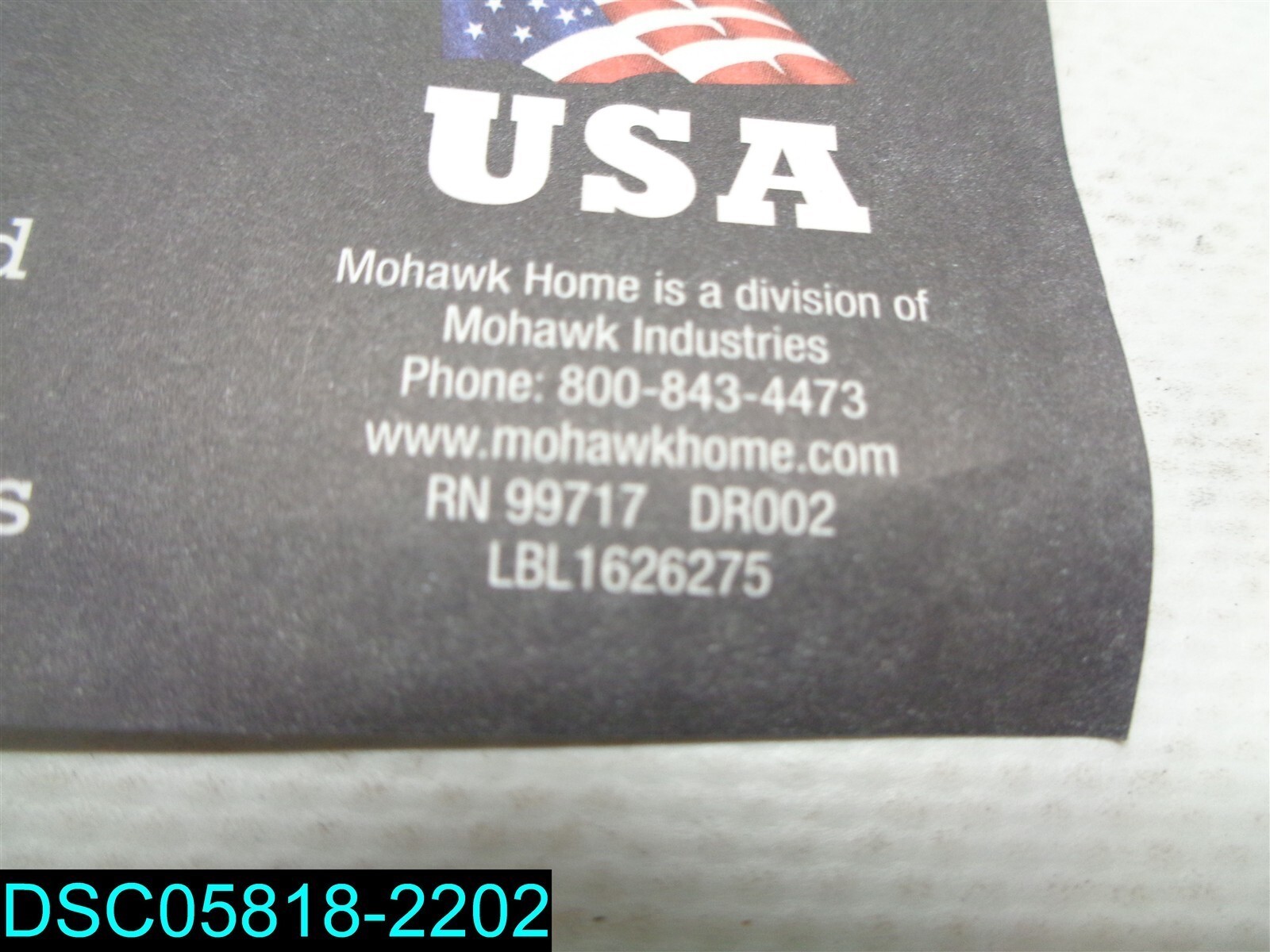 MOHAWK RUG PAD Dual Surface Non-Slip 34-7/8″ X 34-7/8″ X 5/16″ THICK