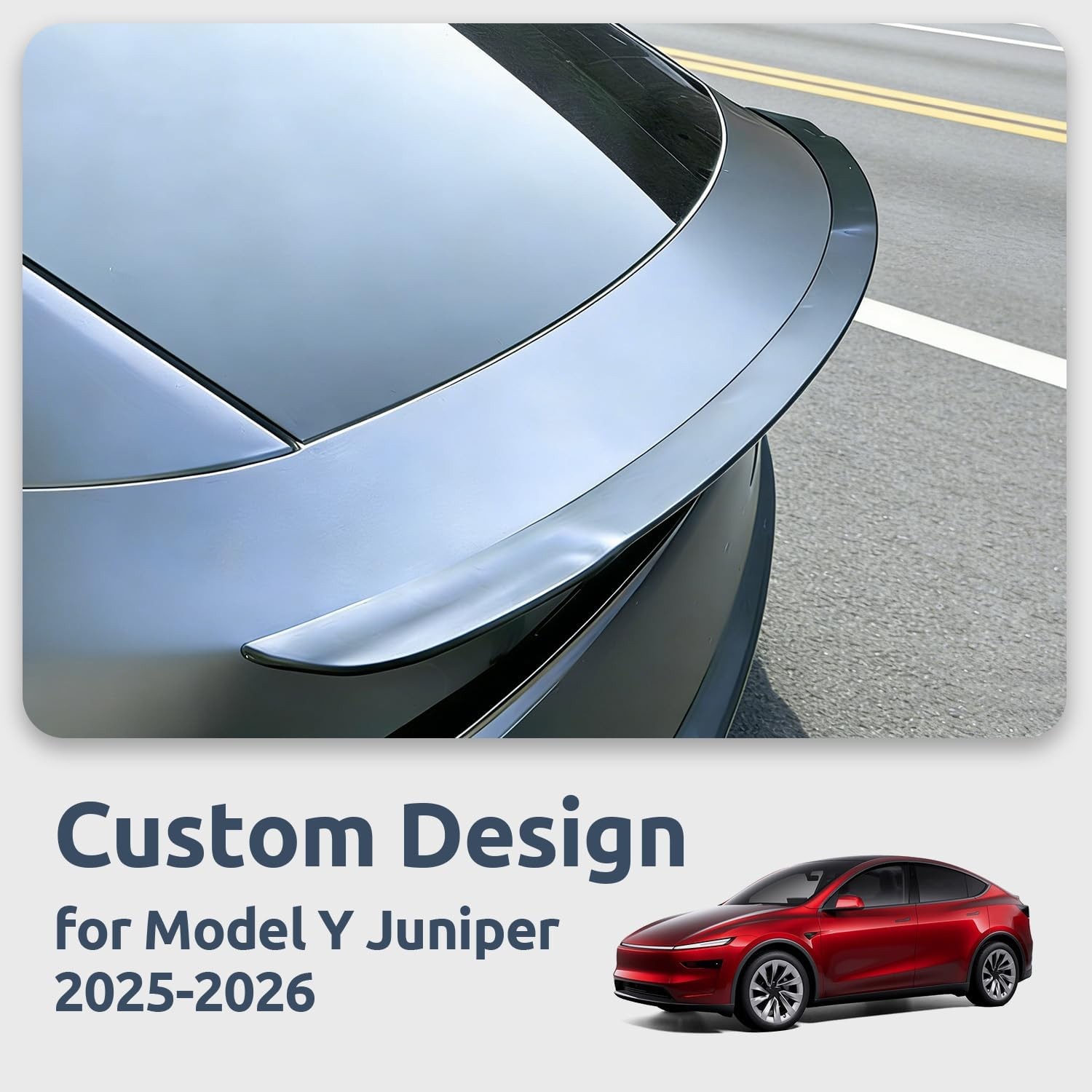 Rear Spoiler for Tesla Model Y Juniper 2025 2026 Trunk Wing Lip for Model Y J…