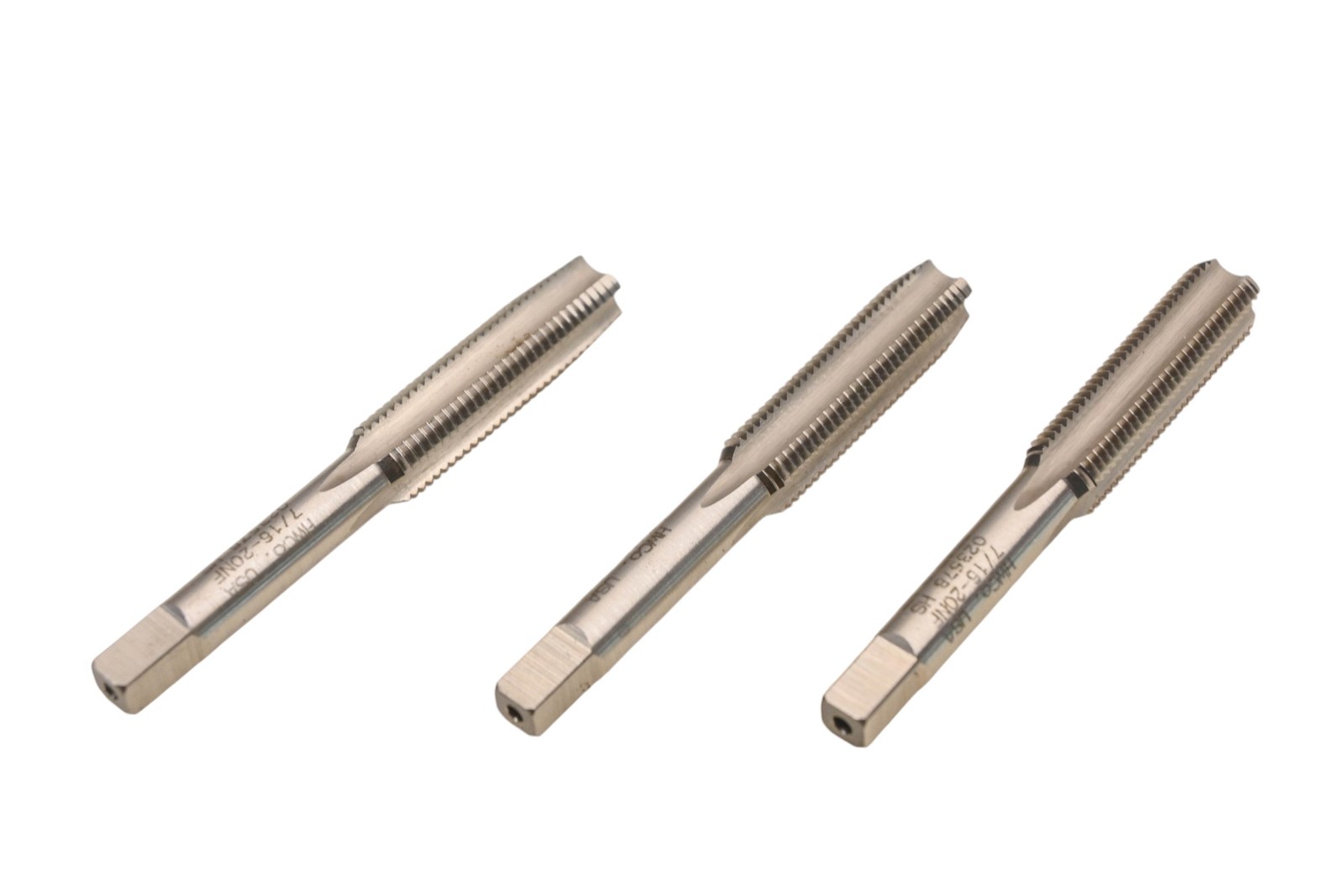 Hanson-Whitney 23575, 23576, 23578 7/16″-20 NF GH3 Hand Tap Kit NOS