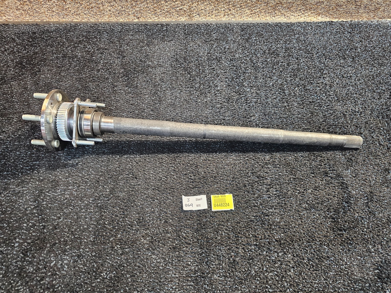 Axle Shaft 5 Lug Hub Raised Center Axle Mount ABS Ring