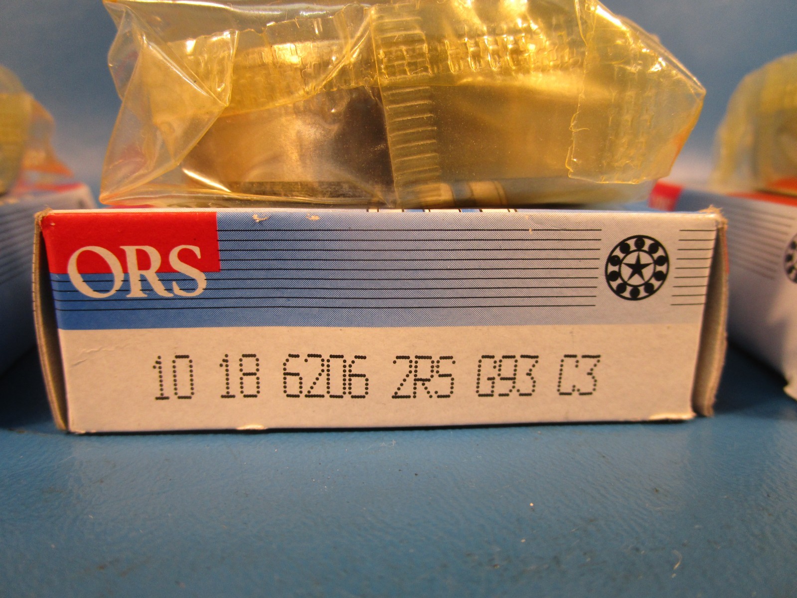 LOT OF 3 ORS 6206 2RS C3, Deep Groove Ball Bearings, 30mm x 62mm x 16mm Double