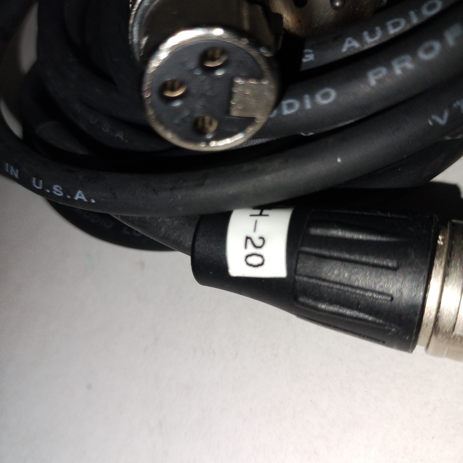 Set of 3 NEUTRIK 3 Pin Male 3 Pin Female 3 MX Cable 4ft-5ft-15ft Made in USA