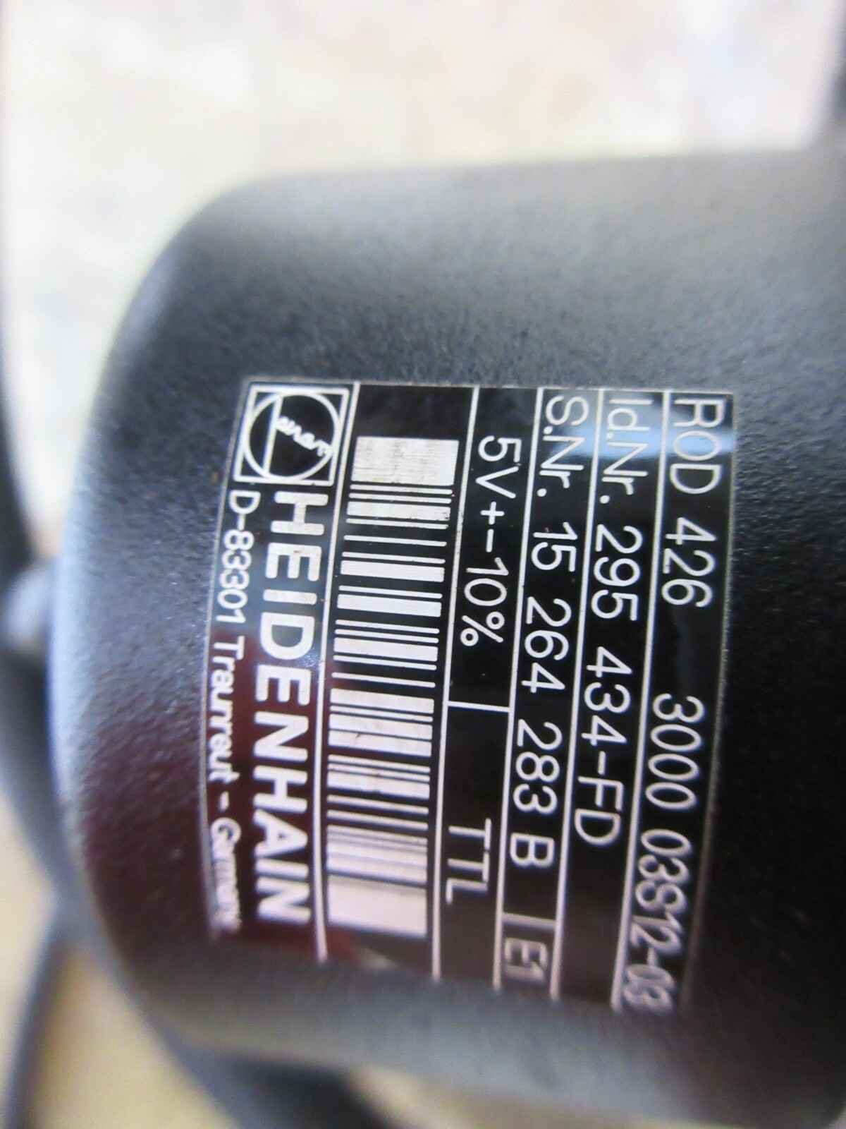 HEIDENHAIN ROD 426 3000 03S12-03 295 434-FD ENCODER ONLY