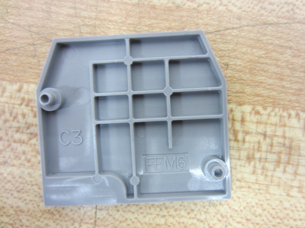 ABB Entrelec 11836816 Terminal Block End FEM6 (Pack of 20)
