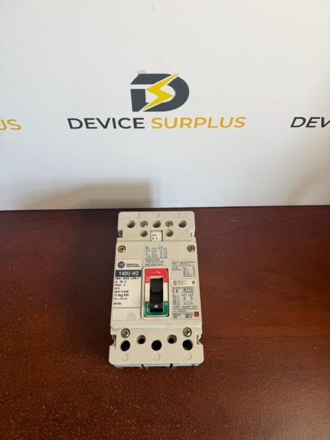 ALLEN BRADLEY CIRCUIT BREAKER 140U-H2 140U-H2C3-C50 A 50A 3P