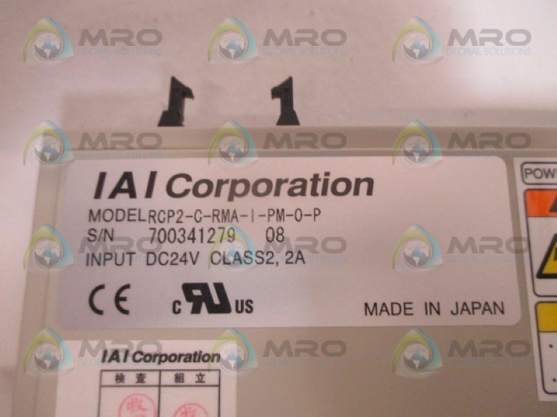 IAI RCP2-C-RMA-1-PM-O-P CONTROLLER DEDICATED PNP TYPE 24VDC 2A UNMP