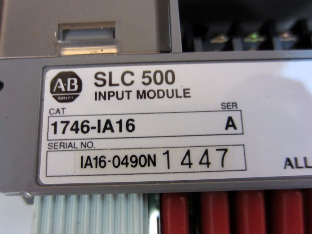 Allen Bradley 1746-IA16 Module 1746-1A16 Ser.A