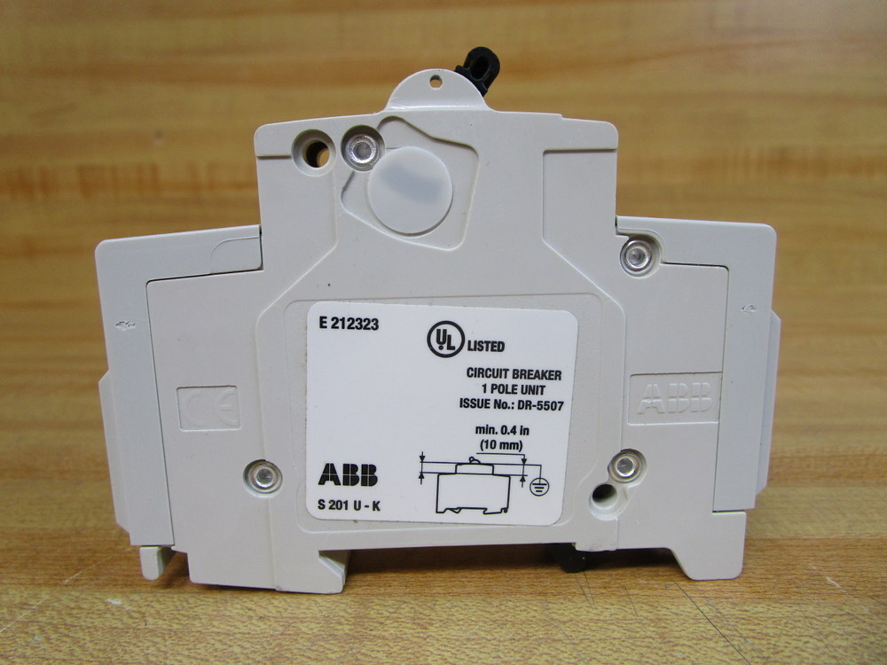 Asea Brown Broveri S201U-K6A ABB 6A Circuit Breaker S201U-K6