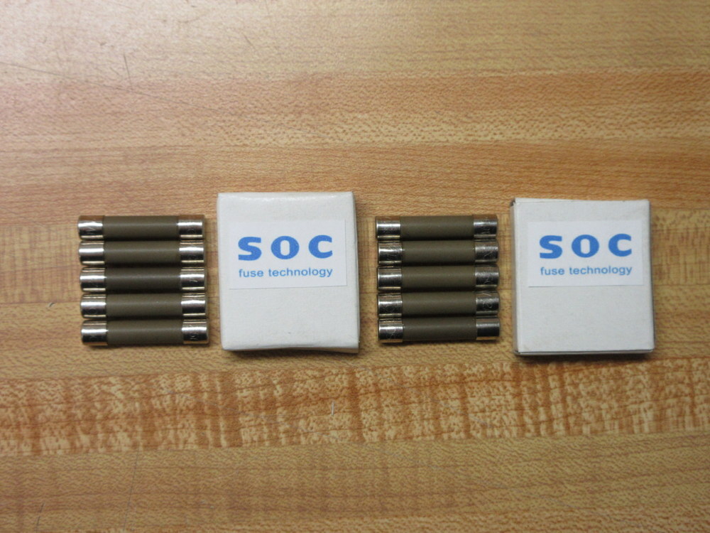SOC ES4-250V-12A Fuse ES4-12A Brown (Pack of 10)