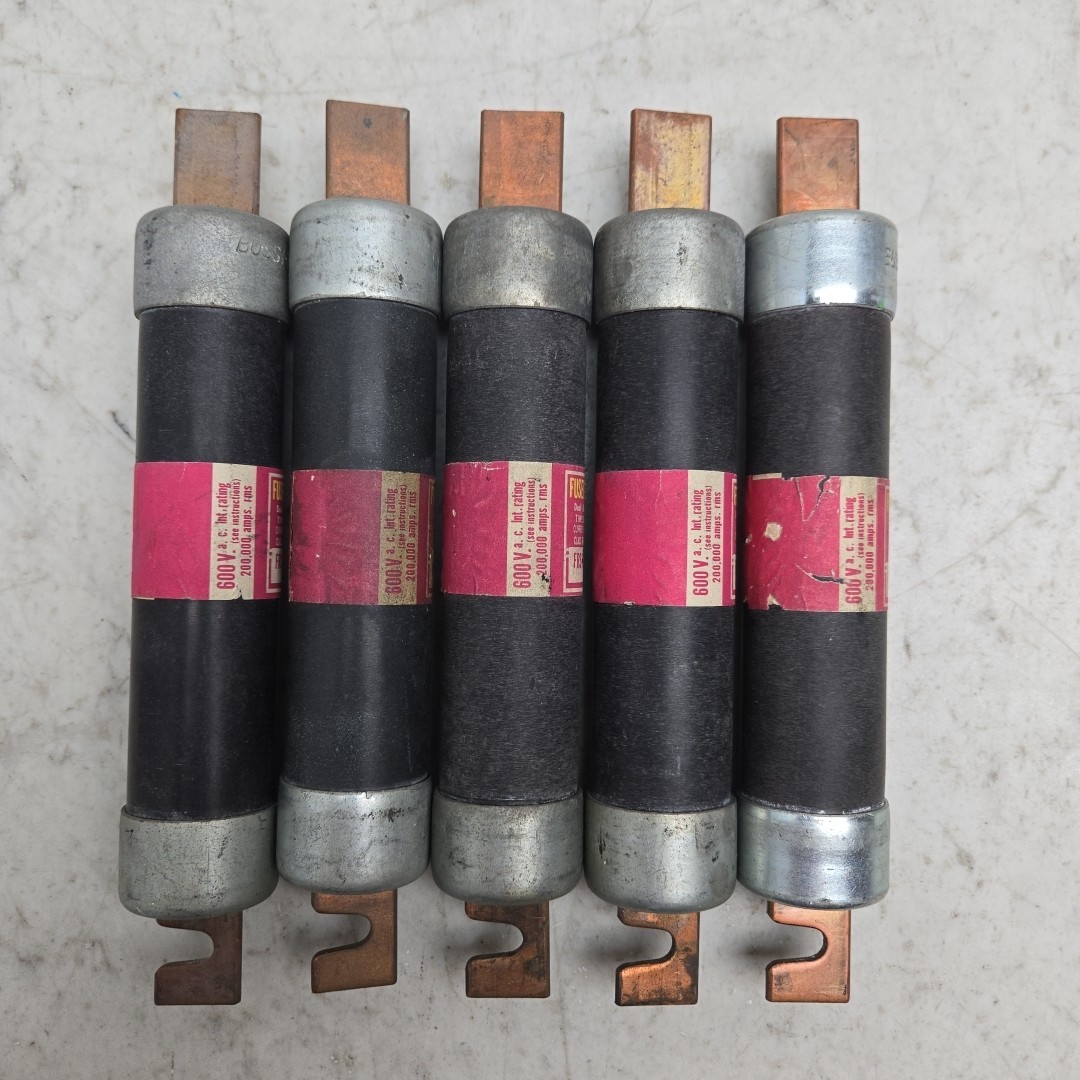 Mixed Lot of 7 Class RK5 80A Fuses Bussmann FRSR80 Buss RES80 600V Time Delay